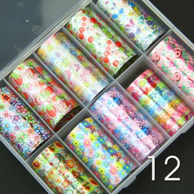 Nail Art Foil Transfer Set - 12 summer of 69