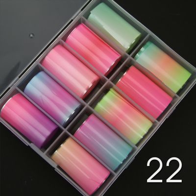 Transferfolien-Set - 22 sunset ombre