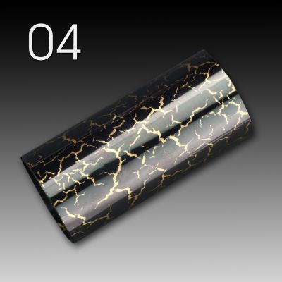 Transferfolien Rollen - 04 Golden Cracks