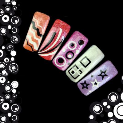 Graphic Nail Art Stickers