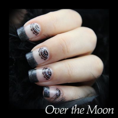 Over the Moon Nail Art Stickers