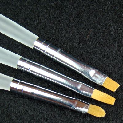 Nail Art Brush Set - Modelling Trio
