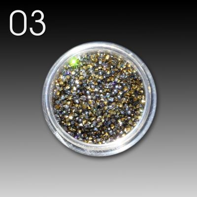 Rhinestone Micro Mix - 03 gold