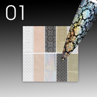 NailArt Transfer Sachet - 01