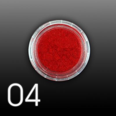 Nail Art Velvet Crush Nails - 04 red