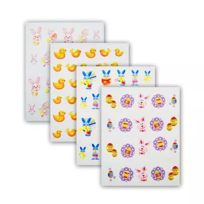 Nail Art Wraps für Frühling und Ostern