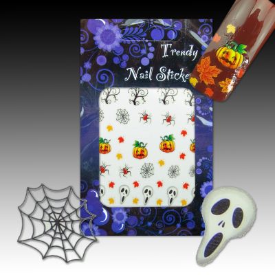Halloween Colour Nail Art Stickers