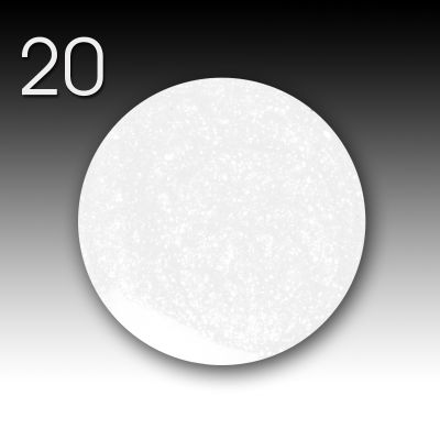 Glitter Liner Nail Art Pen, 10ml - 20 Multi White