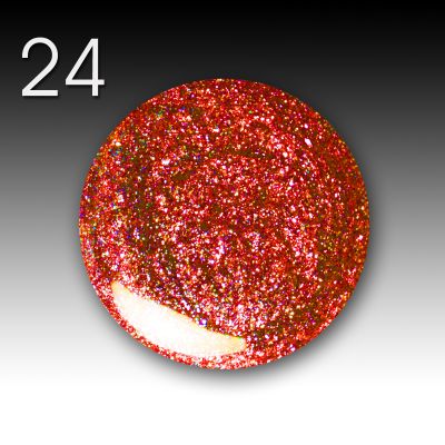 Glitter Liner Nail Art Pen, 10ml - 24 Red