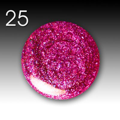 Glitter Liner Nail Art Pen, 10ml - 25 Pink