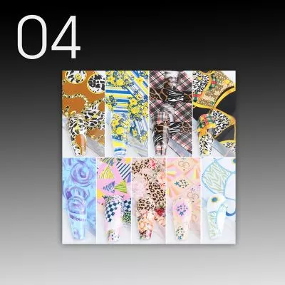 NailArt Transferfolien Sachets - 04