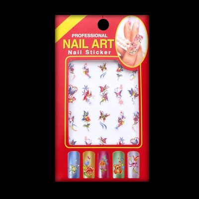 Sparkling Colours Nail Art Stickers