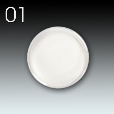 Flux Basic Colour Acryl Powder, 3g - 01 White