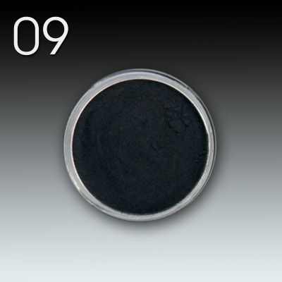 Flux Basic Colour Acryl Powder, 3g - 09 schwarz