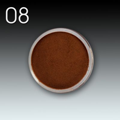 Flux Basic Colour Acryl Powder, 3g - 08 braun