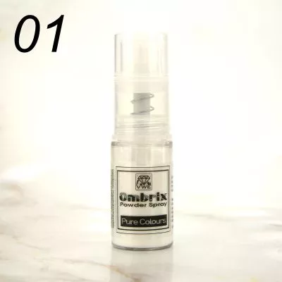 Ombrix Powder Spray - Pure Colours - 01 weiß