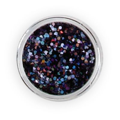 Nail Art Sequins - 12 Black