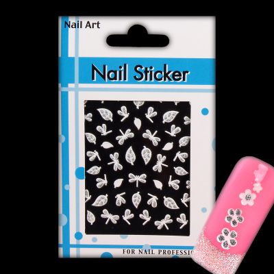 Nail Art Silver Line Sticker