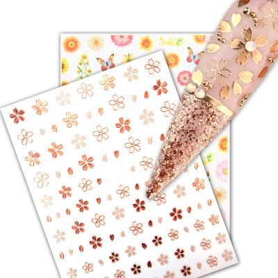Frühling & Ostern Stick On Nail Slides