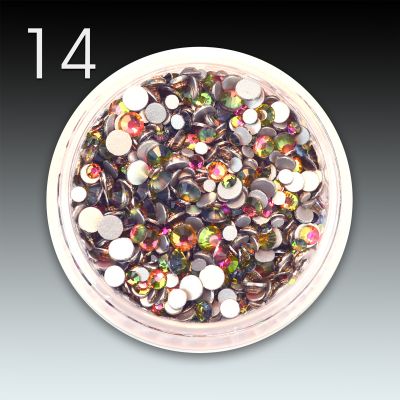 Strassstein Maxi Mix - 14 kiwi-rose