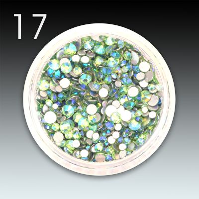 Strassstein Maxi Mix - 17 kiwi-aqua