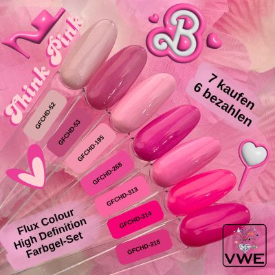 Think Pink Colour Gel Set