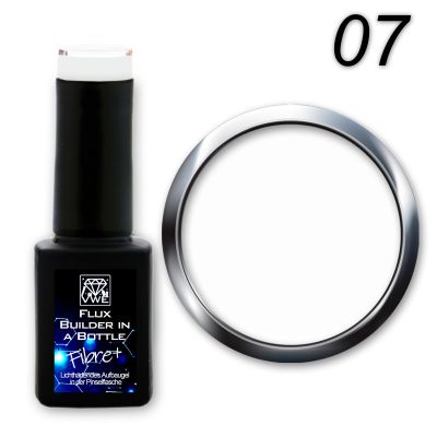 UV/LED Gel Flux Builder in a Bottle - Fibre+ - 07 milky white, 12ml