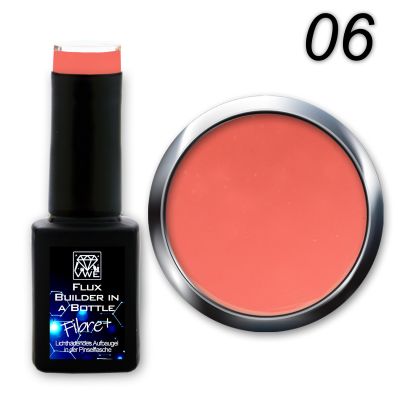 UV/LED Gel Flux Builder in a Bottle - Fibre+ - 06 nude candy, 12ml