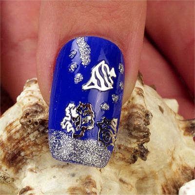 Metal Decals Nail Art Stickers