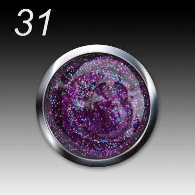 UV/LED Gel Flux Colour & Glam, 5ml - 031 rainbow purple