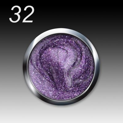 UV/LED Gel Flux Colour & Glam, 5ml - 032 glitter lilac
