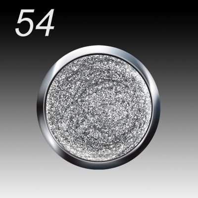 UV/LED Gel Flux Colour & Glam, 5ml - 054 chrome silver