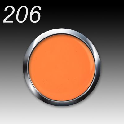 UV/LED Gel Flux Colour High Definition, 5ml - 206 perfect papaya
