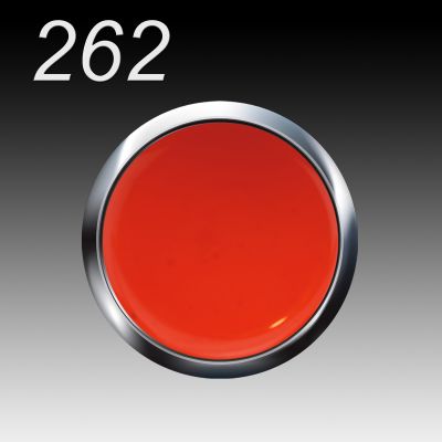 UV/LED Gel Flux Colour High Definition, 5ml - 262 orange red