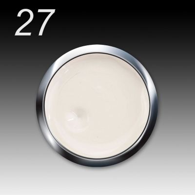 UV/LED Gel Flux Colour High Definition, 5g - 027 cream white