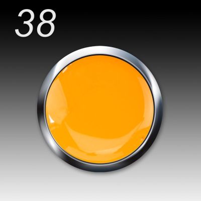 UV/LED Gel Flux Colour High Definition, 5ml - 038 sun yellow