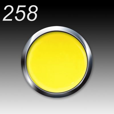 UV/LED Gel Flux Colour High Definition, 5ml - 258 lemon fizz