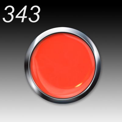 UV/LED Gel Flux Colour High Definition, 5g - 343 coral glow