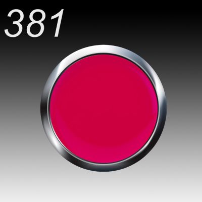 UV/LED Gel Flux Colour High Definition, 5g - 381 bright poppy
