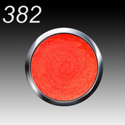UV/LED Gel Flux Colour High Definition, 5g - 382 tangerine glitz