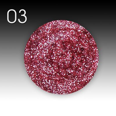 UV Gel Flux Sparkle, 5ml - 003 rosé