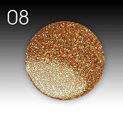 UV Gel Flux Sparkle, 5ml - 008 gold