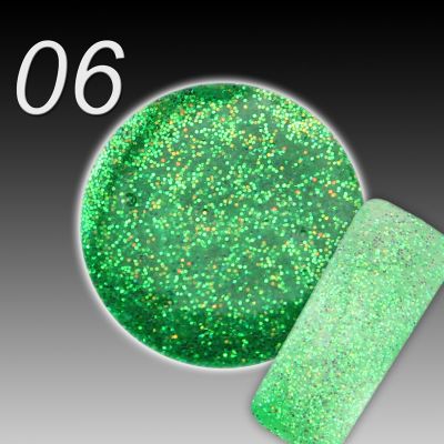 UV Gel Colour Fusion - 006 sparkling green, 5ml