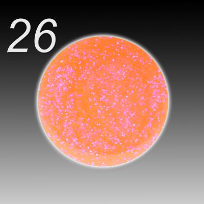 UV Gel Colour Fusion - 026 mandarina plum (orange-blau mix), 5ml