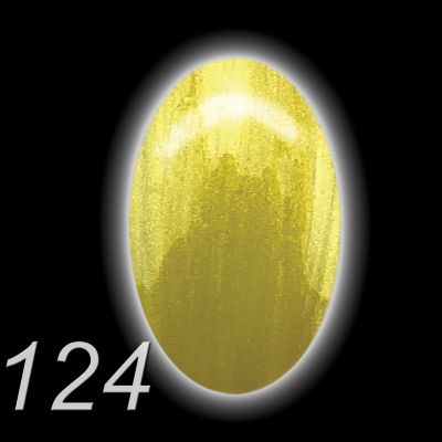 UV/LED Gel Polish Flux UV Polix, 10ml - 124 Delicious Gold