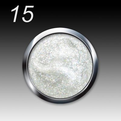 UV/LED Gel Flux Colour & Glam, 5ml - 015 white wedding