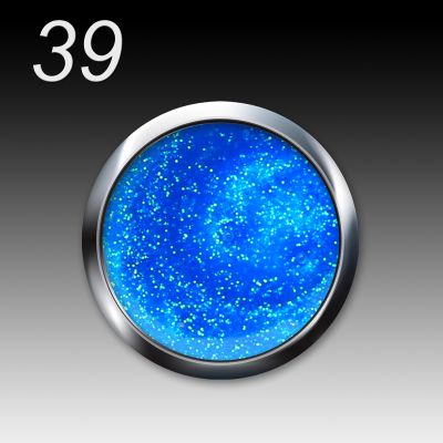 UV/LED Gel Flux Colour & Glam, 5ml - 039 sparkling smurf