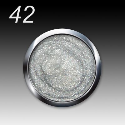 UV/LED Gel Flux Colour & Glam, 5ml - 042 unicorn silver
