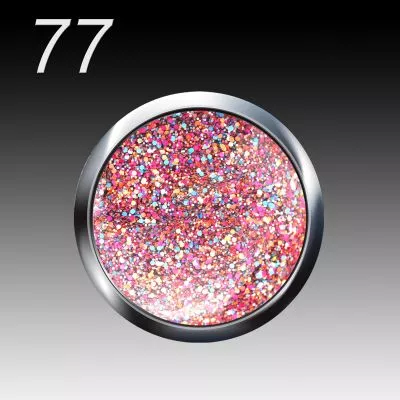UV/LED Gel Flux Colour & Glam, 5ml - 077 candy sprinkles