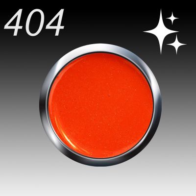 UV/LED Gel Flux Colour High Definition, 5g - 404 orange sparkle